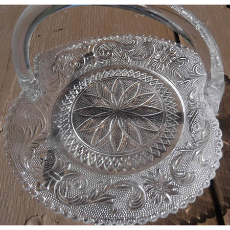 Princess Feather Clear Small Basket