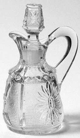 Princess Feather Clear Cruet & Stopper