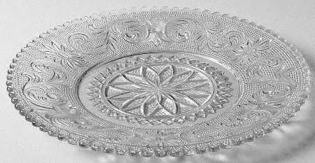 Princess Feather Clear 7" Salad Plate