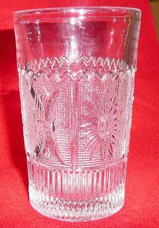 Princess Feather Clear Flat Tumbler