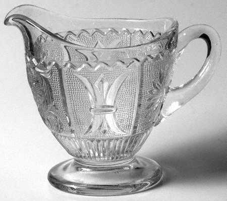 Princess Feather Clear Creamer