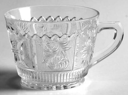 Princess Feather Clear Punch Or Coffee/Tea Cup Only