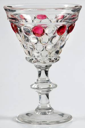 Thousand Eye Flashed Wine Glass