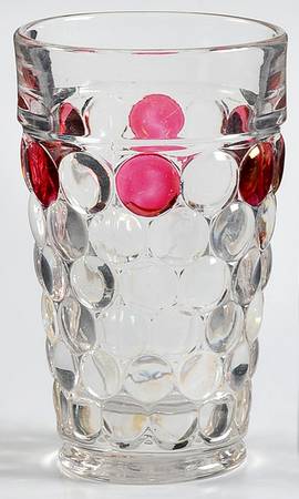 Thousand Eye Flashed Flat Juice Glass