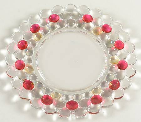 Thousand Eye Flashed Luncheon Plate