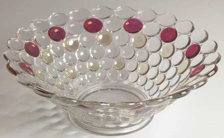 Thousand Eye Flashed 11" Flared Bowl