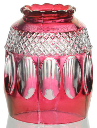Waterford Ruby Bowl Globe for (2 Piece) Fairy Lamp