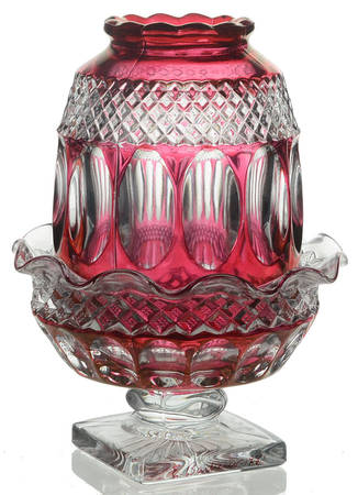 Waterford Ruby Bowl (2 Piece) Fairy Lamp