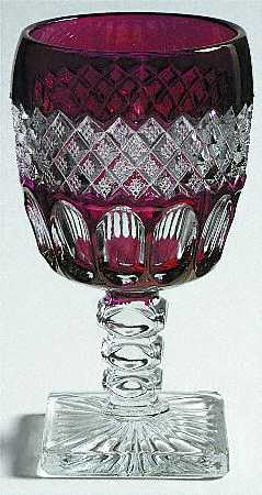 Waterford Ruby Bowl Magnum Goblet