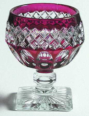 Waterford Ruby Bowl Low Sherbet