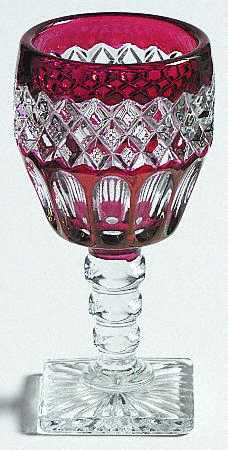 Waterford Ruby Bowl Wine Glass