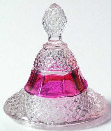 Waterford Ruby Bowl Lid for Candy Dish
