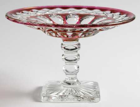 Waterford Ruby Bowl Mint Dish/Compote
