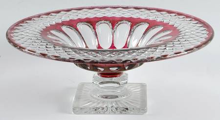 Waterford Ruby Bowl 11" Flared Bowl