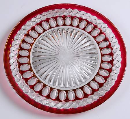 Waterford Ruby Bowl Luncheon Plate