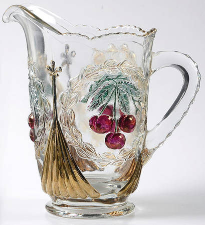 Cherry Clear Ruby 32 Oz Pitcher