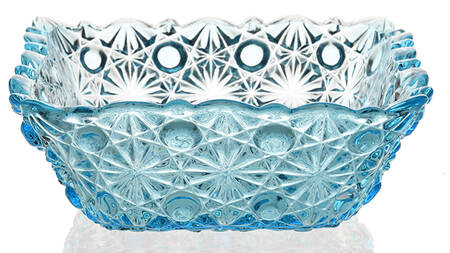 Daisy and Button Blue Sauce Dish