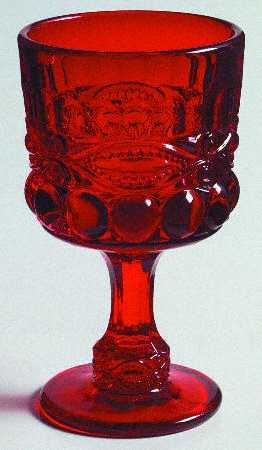 Eyewinker Ruby Wine Glass