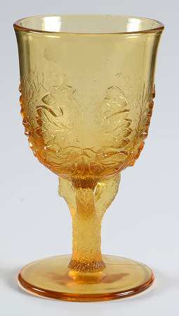 Maple Leaf Amber by L G Wright Glass
