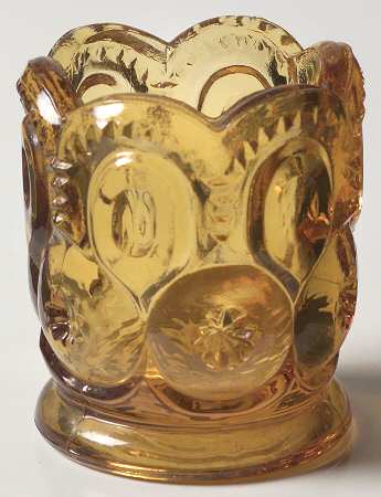 Moon and Star Amber Toothpick Holder