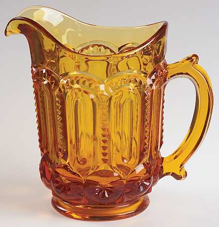 Moon and Star Amber 32 Oz Pitcher
