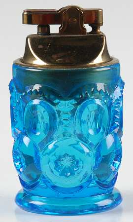 Moon and Star Blue 2 Piece Cigarette Lighter