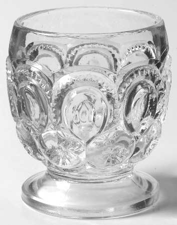 Moon and Star Clear 5 Oz Footed Tumbler