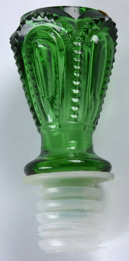 Moon and Star Green Stopper for Decanter