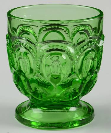 Moon and Star Green 5 Oz Footed Tumbler