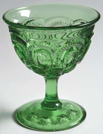 Moon and Star Green Champagne/Tall Sherbet