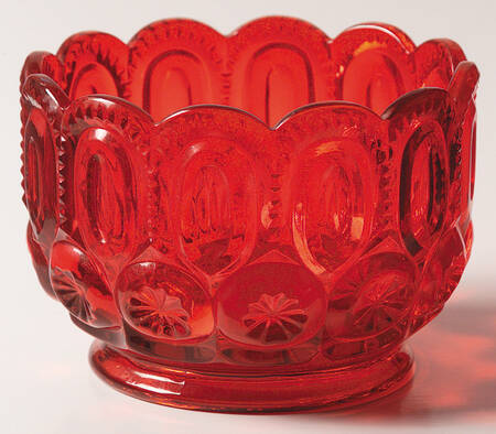 Moon and Star Ruby Finger Bowl