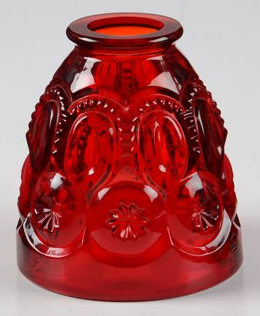 Moon and Star Ruby Globe for (3 Piece) Fairy Lamp