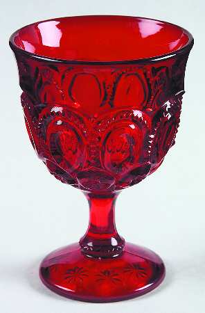 Moon and Star Ruby Champagne Glass