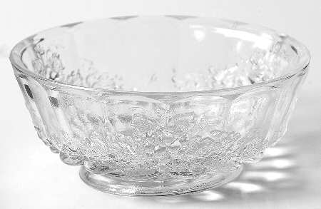 Panel Grape Clear Small Fruit Dessert Bowl