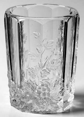 Panel Grape Clear 7 Oz Flat Tumbler