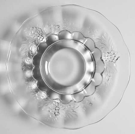 Panel Grape Clear Bread & Butter Plate