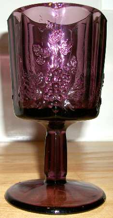 Panel Grape Amethyst by L G Wright Glass