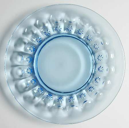 Priscilla Blue Luncheon Plate