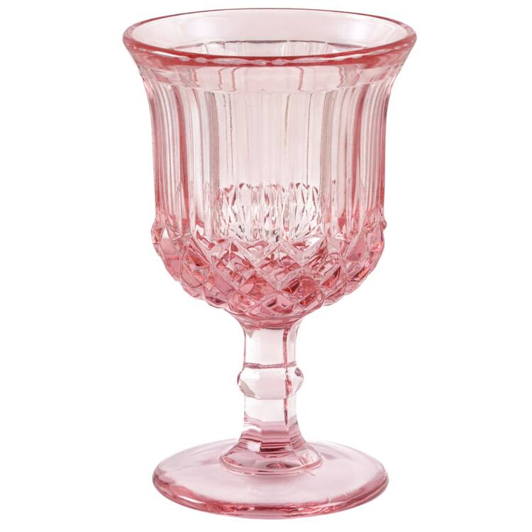Sawtooth Pink by L G Wright Glass