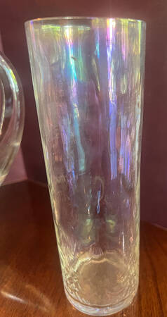 Iridescent Luster Tom Collins Glass