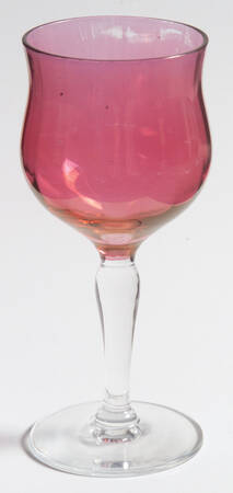 Rose Lustre Wine Glass