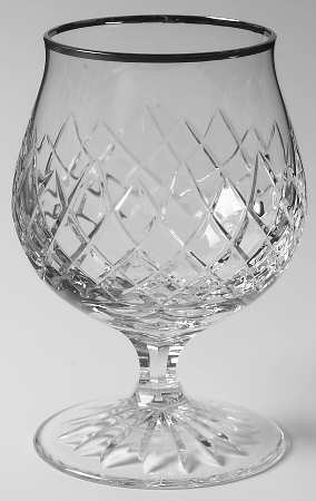 Royal Platinum Brandy Glass