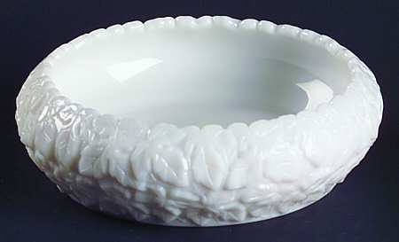 Bramble Milk Glass 5" Cupped Bowl