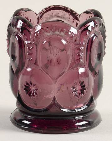 Moon and Star Amethyst Toothpick Holder