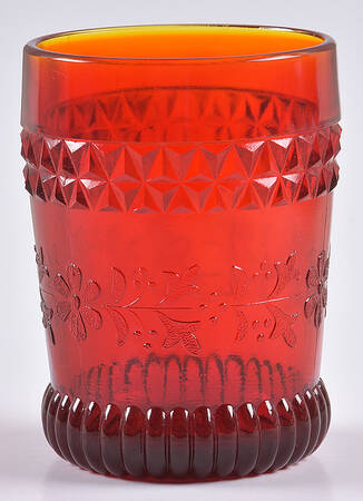 Wildflower Ruby Flat Tumbler