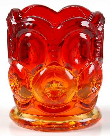 Moon and Star Amberina Toothpick Holder