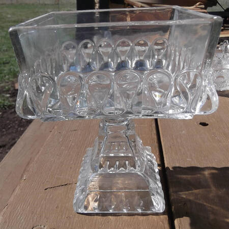 Wedding Clear Large Bowl Wedding No Lid