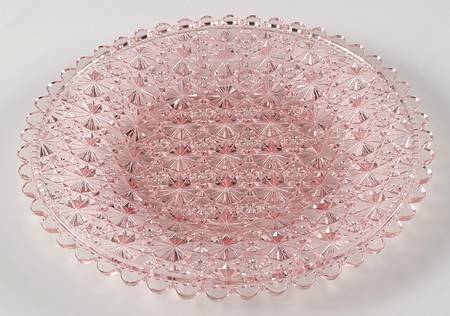Daisy and Button Pink Dinner Plate