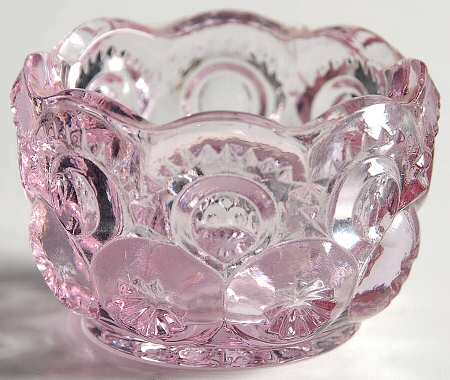 Moon and Star Pink Table Salt Dip