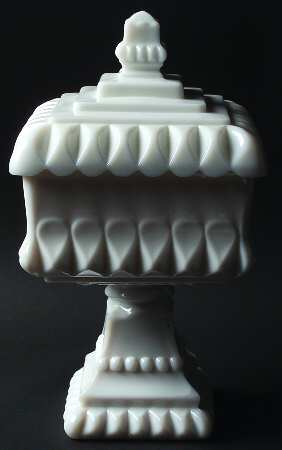Wedding Milk Glass Medium Wedding Bowl & Lid